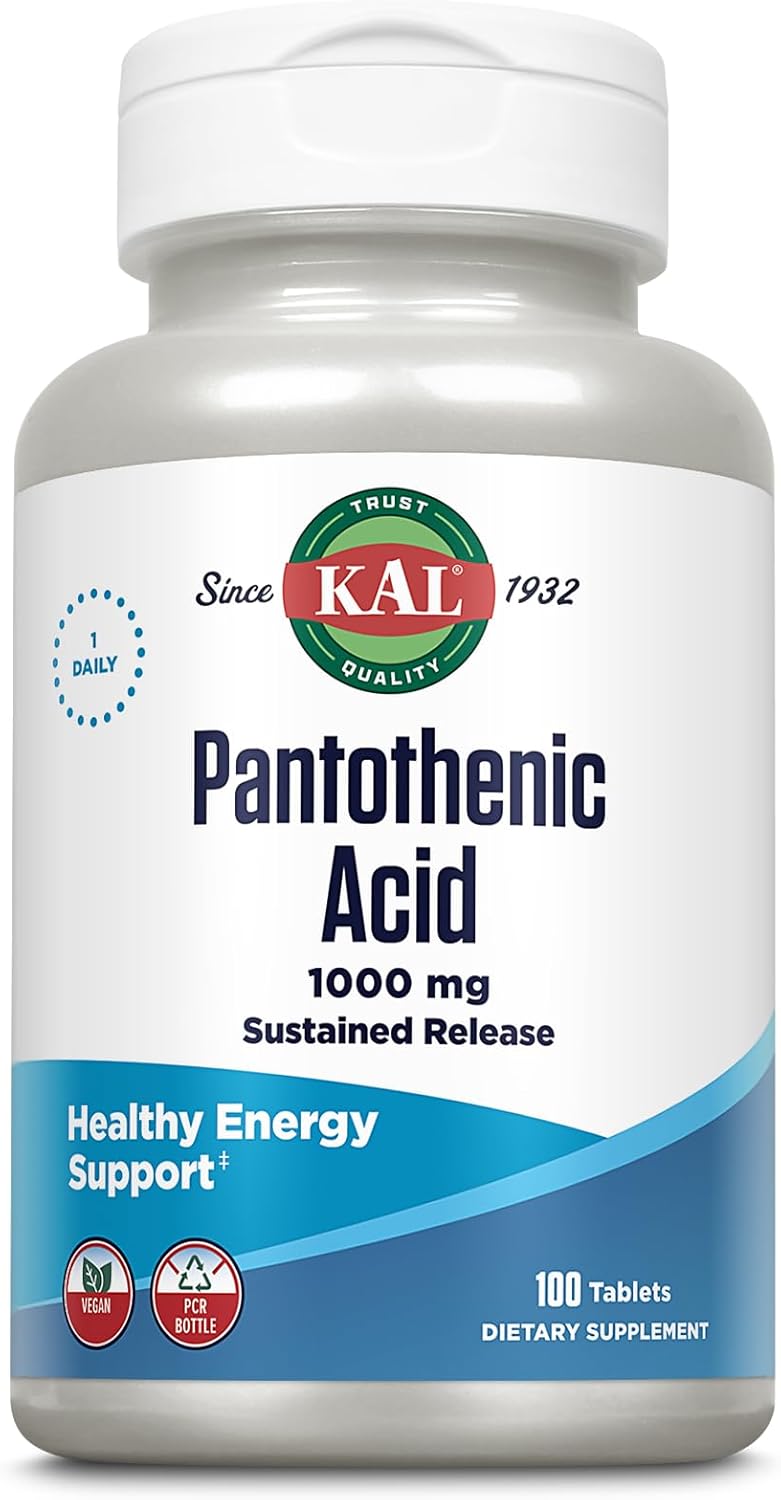 sustained-release-pantothenic-acid-1000mg---energy-support---metabolism-booster---hair-skin-health---vegan---100-tablets-100-servings---60-day-guarantee-1
