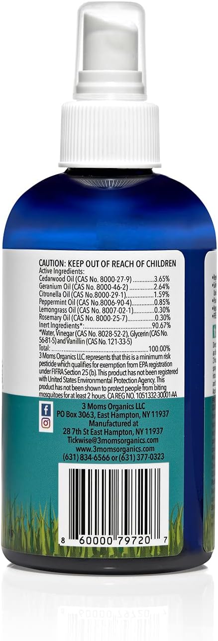tickwise-8oz-insect-repellent-spray---deet-free-all-natural-essential-oils-safe-for-adults-kids-dogs-horses---3-moms-organics-3
