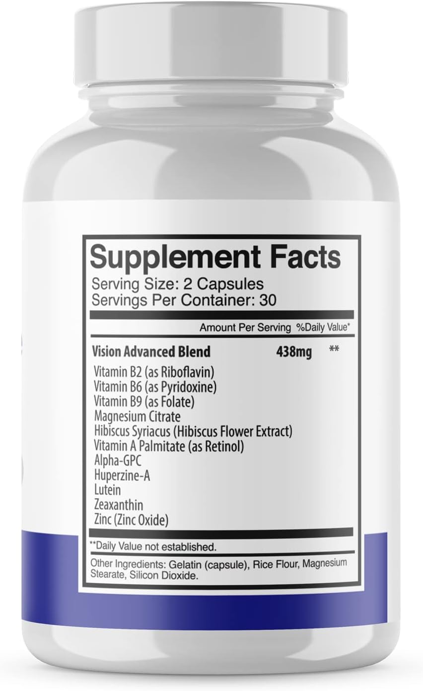 Max-Bio 1 Month Supply Sight Care Capsules for Healthy Vision - Advanced Vision Support Supplement with Pro Ingredients - 60 Capsules - Espot.com.au