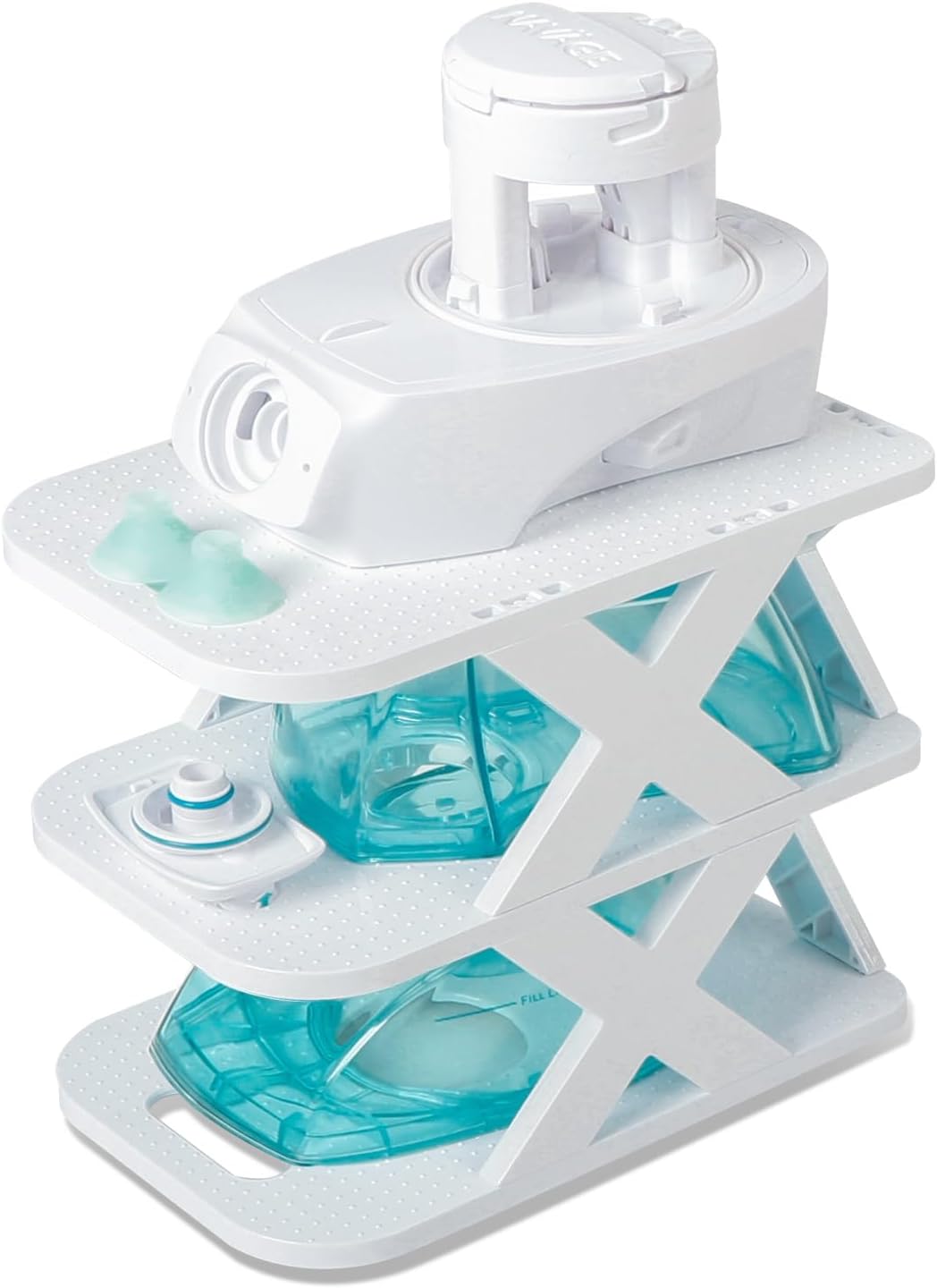 nomal-white-countertop-caddy-for-navage-nasal-irrigation-system---nose-pillows-cleaning-and-drying-kit-for-nasal-care-1