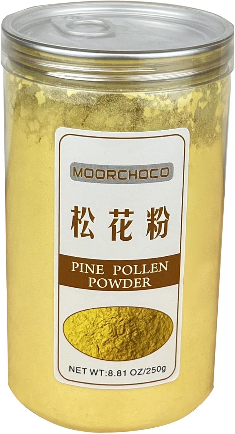 wild-harvested-pine-pollen-powder---99-cracked-cell-wall---250g---881oz---moorchoco-1