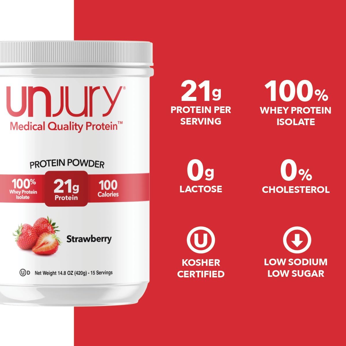 strawberry-unjury-whey-protein-powder---21g-whey-isolate-low-carb-lactose-free-gluten-free-kosher---15-servings-4