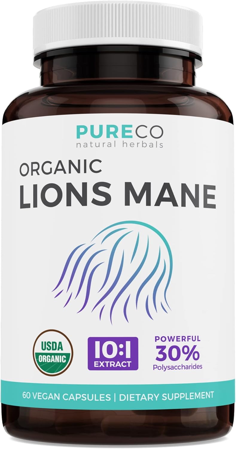 Organic Cranberry Powder & Lions Mane Mushroom Bundle - 1-Month Supply of Concentrate Powder & Capsules - Espot.com.au