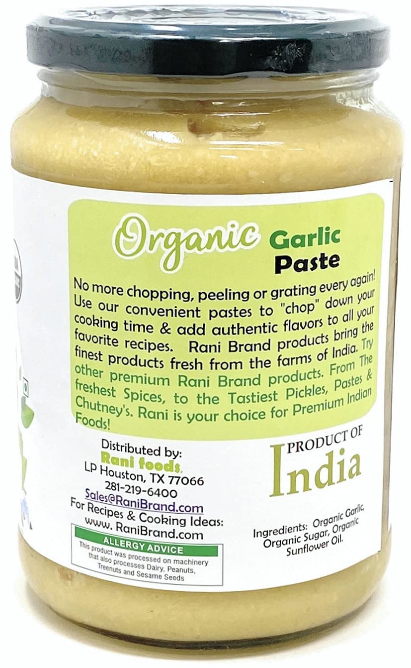 organic-garlic-cooking-paste-265oz-750g---vegan-gluten-free-non-gmo---indian-usda-certified-organic---glass-jar-5