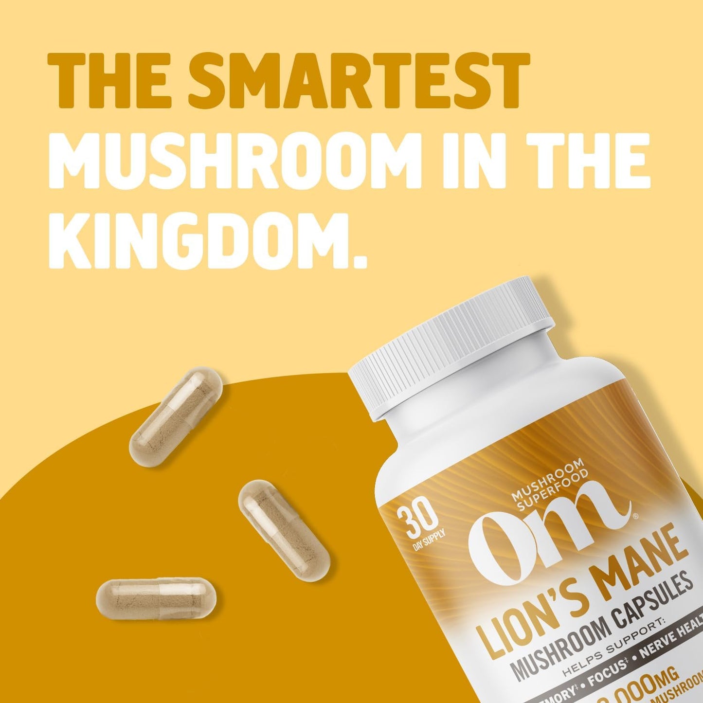 90-count-lions-mane-mushroom-capsules-for-memory-focus-immune-support---nootropic-supplement-with-fruit-body-mycelium---30-day-supply-6