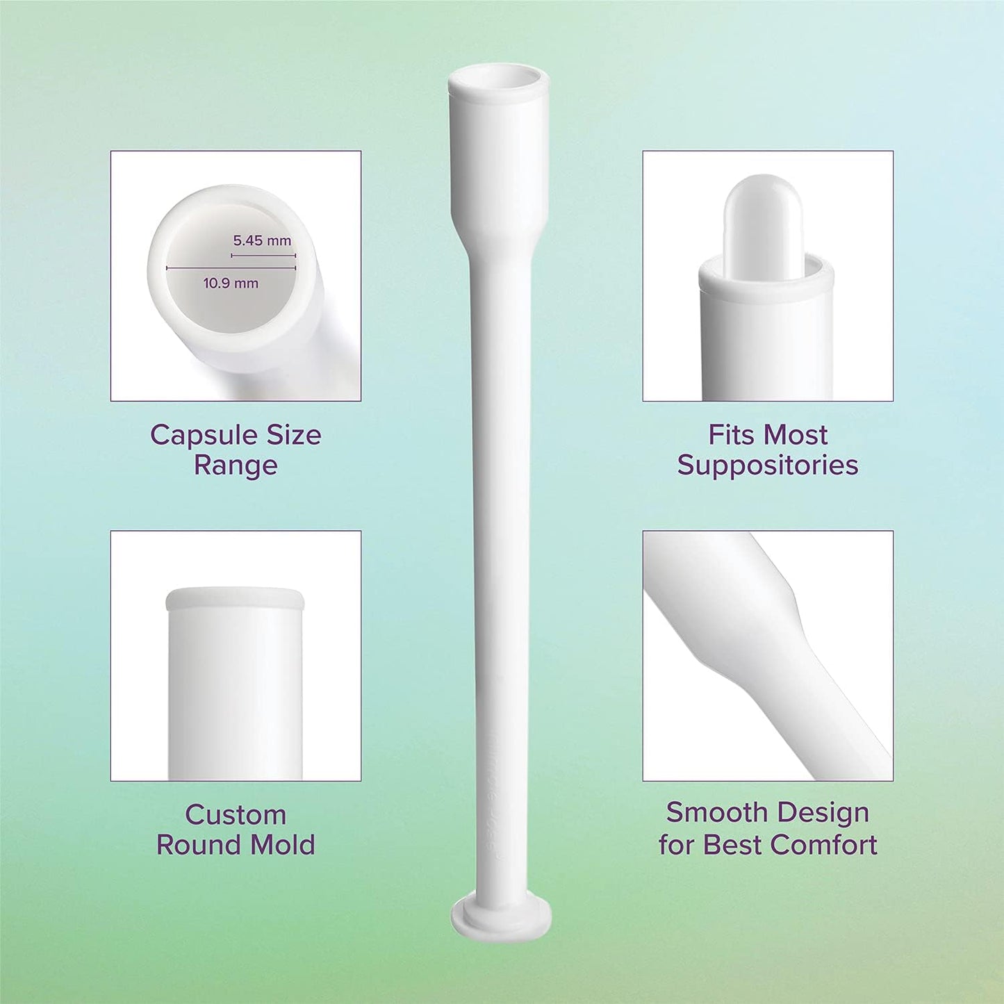 intimate-rose-vaginal-suppository-applicator---15-count-fits-most-boric-acid-suppositories-individually-wrapped-2