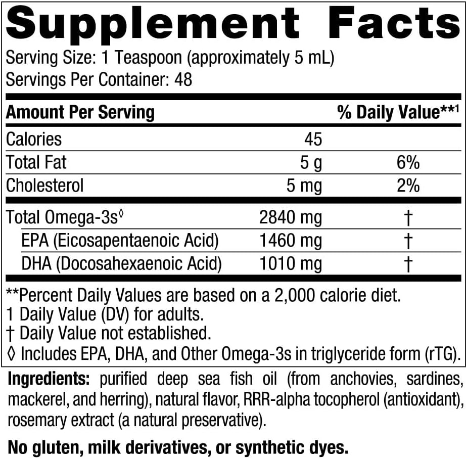 high-potency-lemon-flavor-omega-3-liquid-supplement---2840-mg-epa-dha---promotes-brain-heart-health---non-gmo---8-oz---48-servings-2