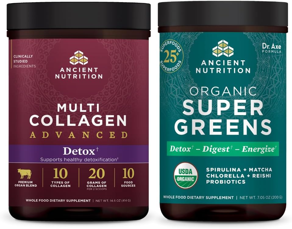 advanced-multi-collagen-powder-organic-supergreens-detox-cleanse-bundle---unflavored-collagen-greens-flavor-36-servings-25-servings-1
