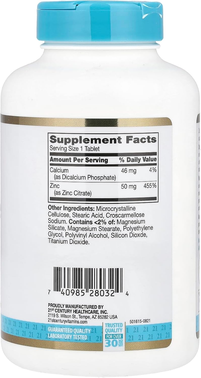 360-count-21st-century-healthcare-zinc-citrate-tablets-50mg---white-color-2