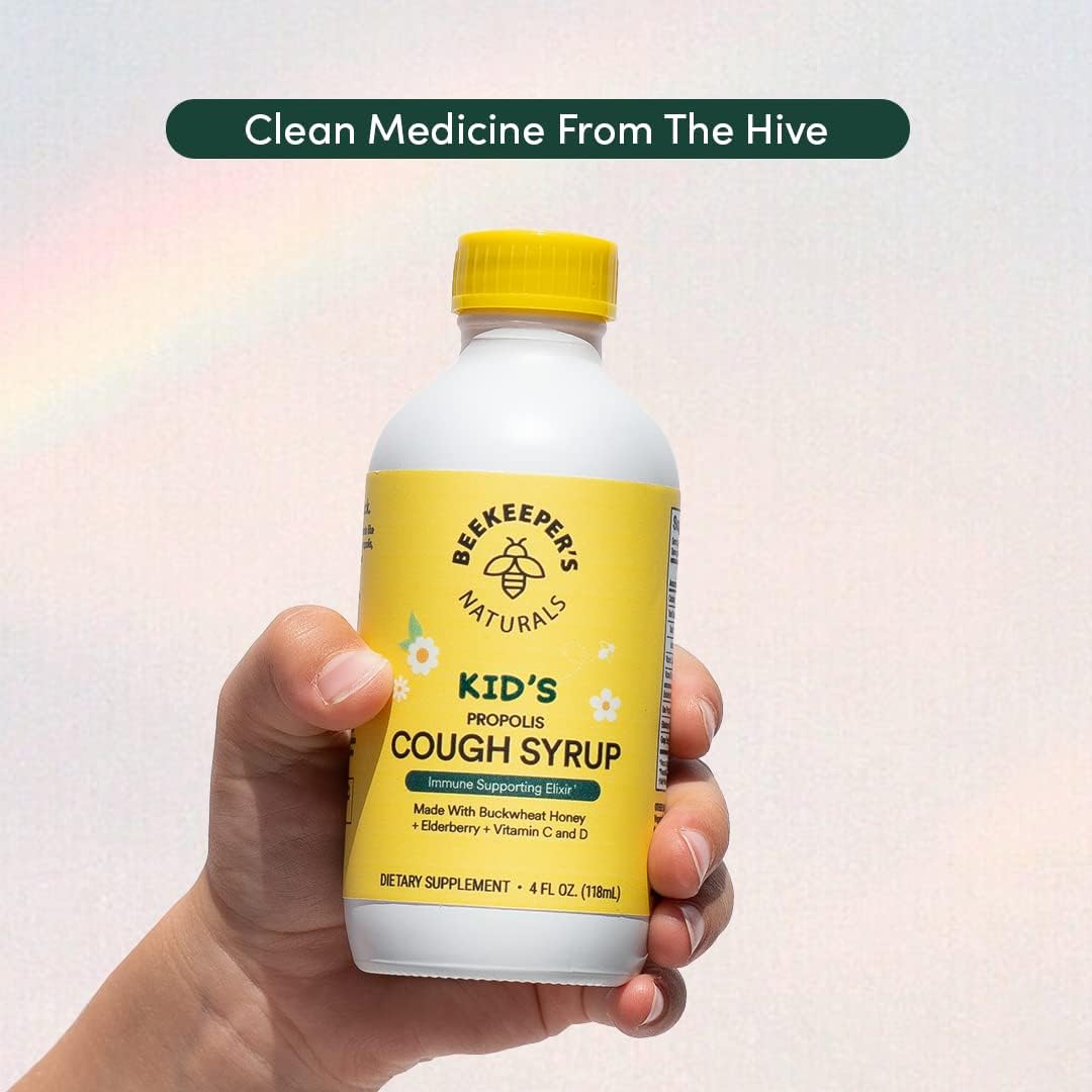 kids-beekeepers-naturals-propolis-honey-cough-syrup-with-elderberry-vitamin-c-vitamin-d-and-raw-honey---immune-boost---throat-soothing---4-oz-9