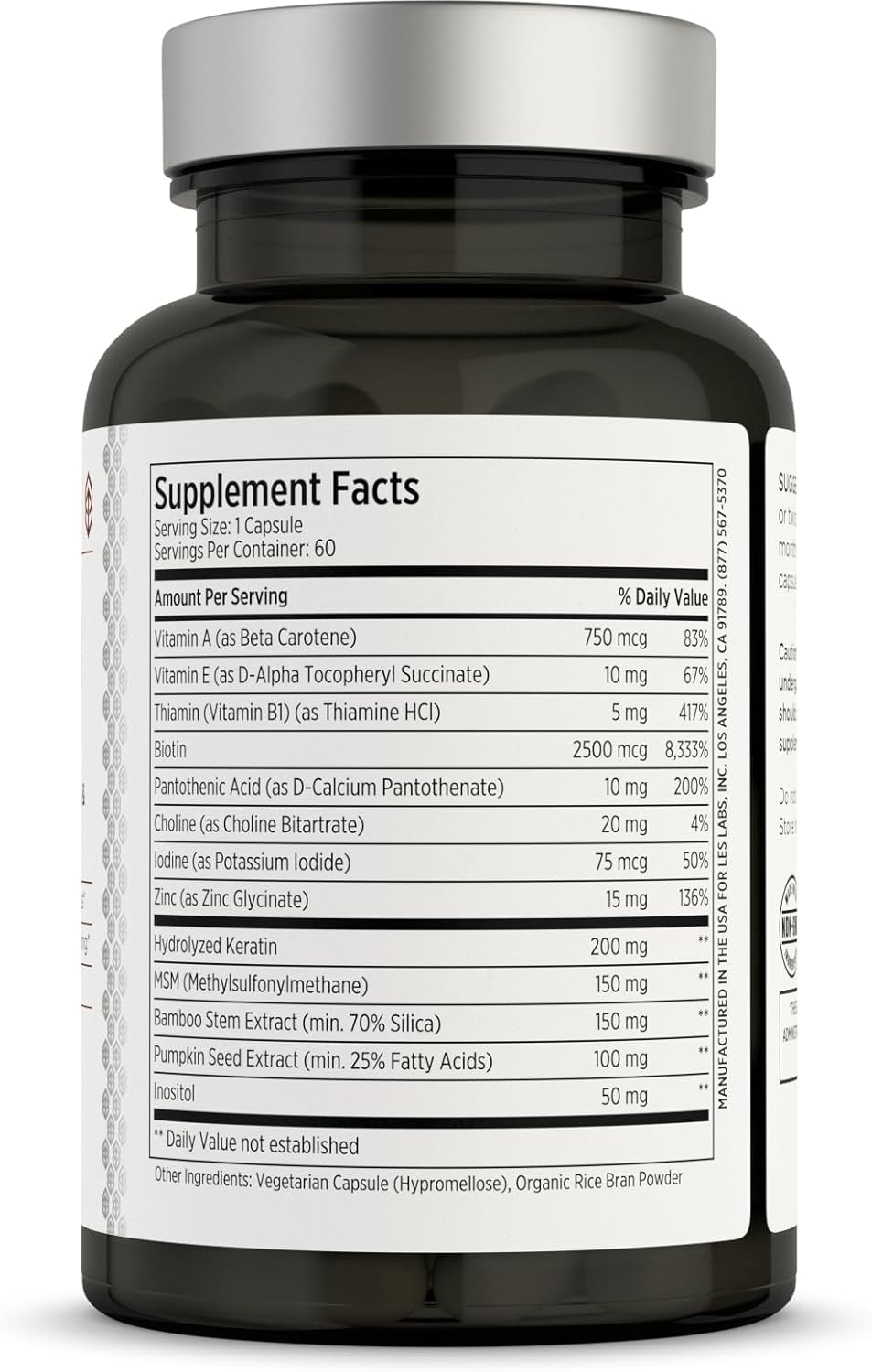 hair-growth-nails-supplement-for-improved-thickness-strength-and-fullness---keratin-biotin-pumpkin-seed-msm---60-capsules-by-les-labs-2