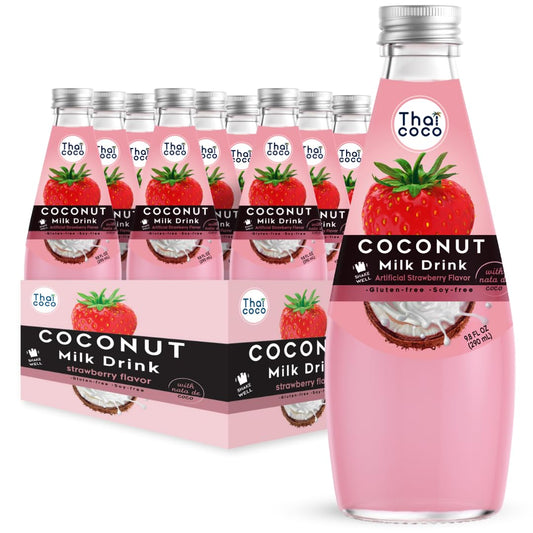 strawberry-coconut-milk-drink-with-nata-de-coco---thai-coco---98-fl-oz-12-pack---delicious-tropical-beverage-1