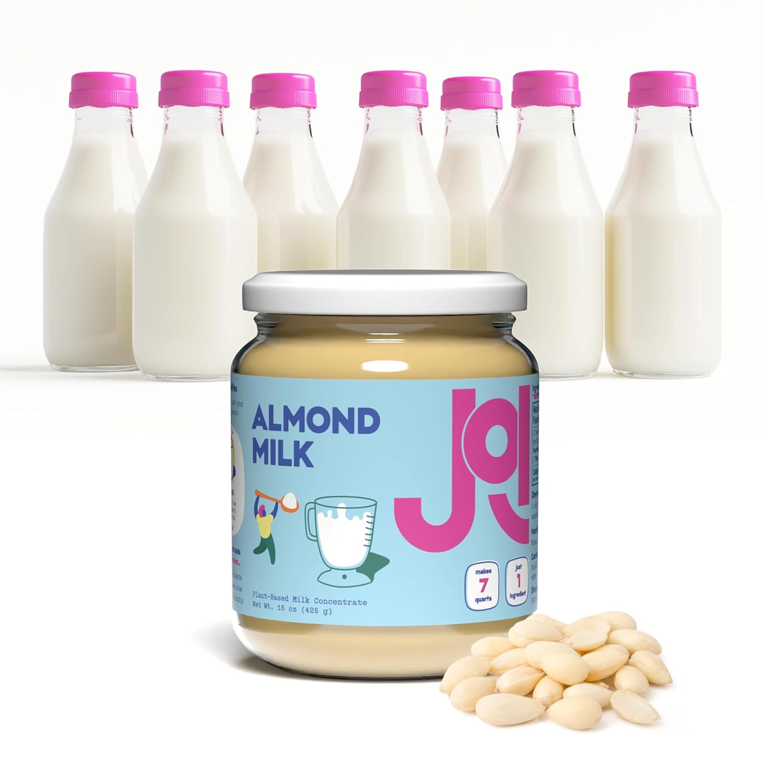 organic-almond-milk-powder-concentrate---unsweetened-vegan-keto-friendly-dairy-free---27-servings-makes-7-quarts---almond-butter-substitute-for-coffee-creamer-smoothies-baked-goods---no-added-sugar-pure-almond-taste-1