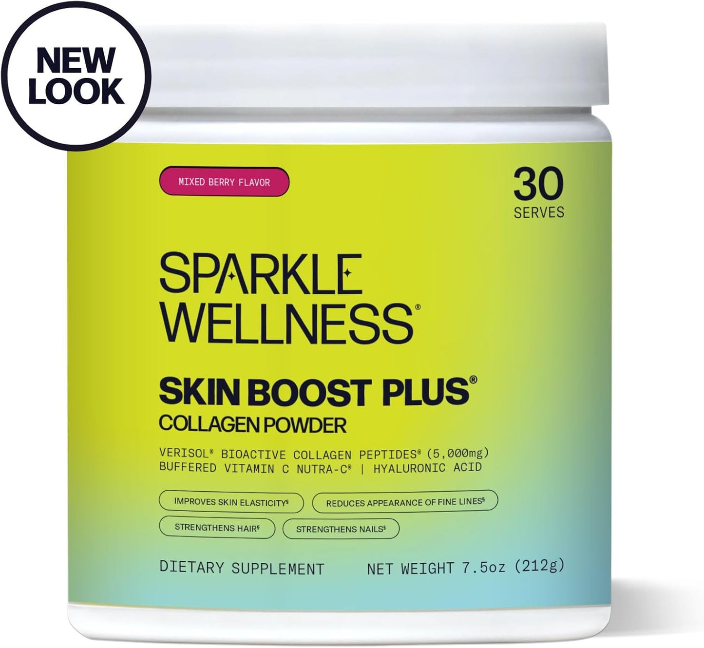 3-pack-sparkle-collagen-wellness-skin-boost-plus-mixed-berry---30-servings-collagen-powder-with-verisol-peptides-vitamin-c-hyaluronic-acid-enhance-skin-elasticity-2