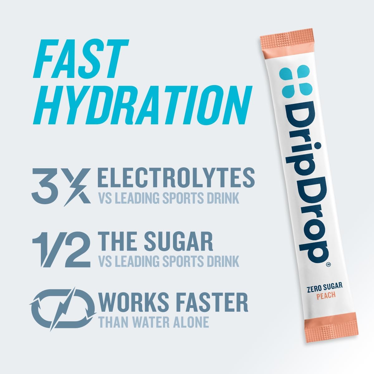 dripdrop-hydration-peach-electrolyte-drink-mix-packets---sugar-free-single-serve-powder-sticks---non-gmo-gluten-free-vegan---32-count-2
