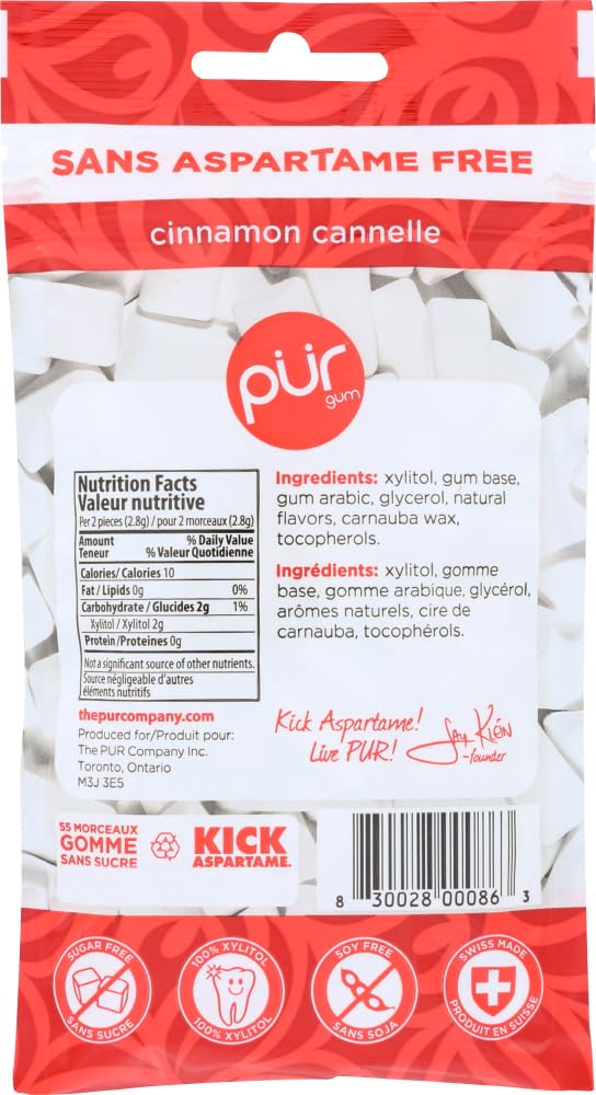 pur-gum-cinnamon-chewing-gum-12-packs-of-57-pieces-80g-each---bulk-case-of-12-packs---natural-cinnamon-flavor-3