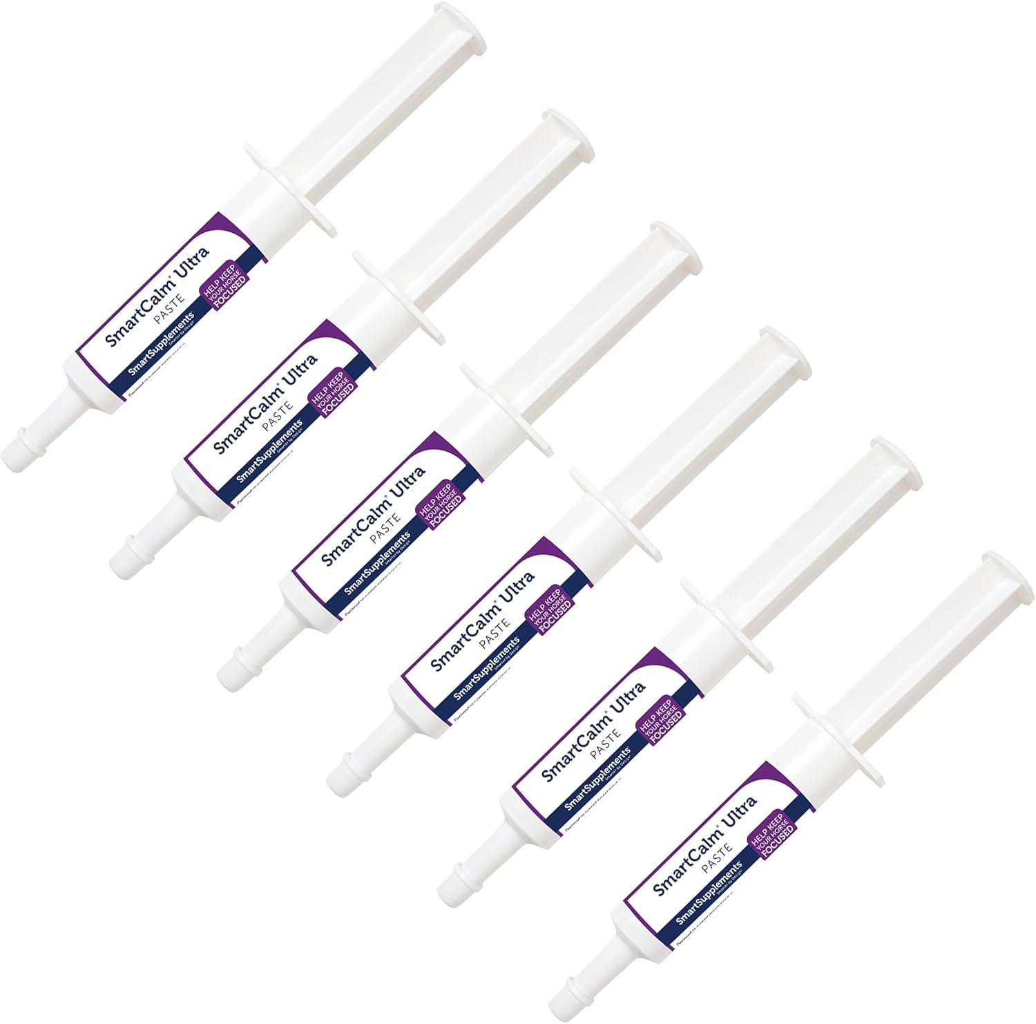 smartpak-smartcalm-ultra-paste-horse-supplements---pack-of-6-tubes-equine-calming-supplement-without-herbs-or-sugar-ideal-for-skittish-horses-1