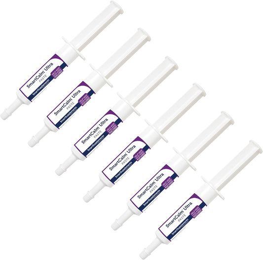 smartpak-smartcalm-ultra-paste-horse-supplements---pack-of-6-tubes-equine-calming-supplement-without-herbs-or-sugar-ideal-for-skittish-horses-1