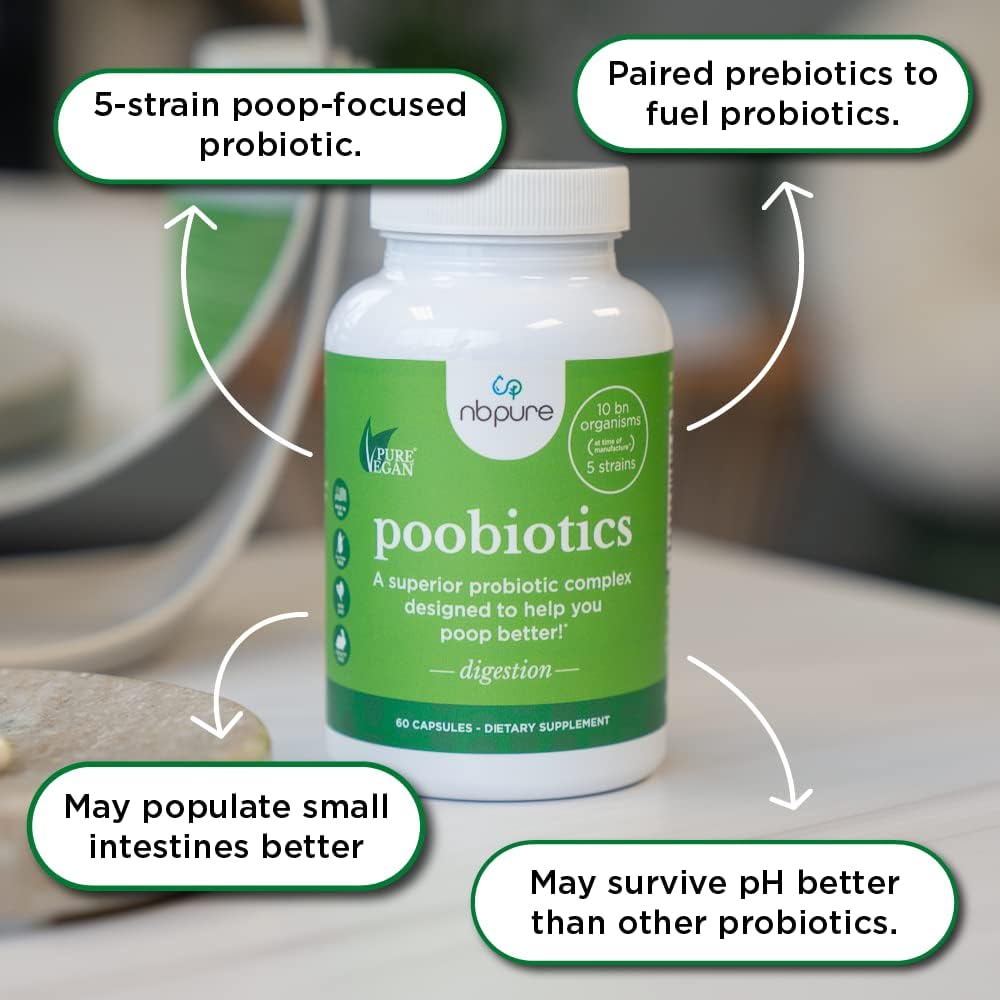 vegan-prebiotic-probiotic-blend-for-gut-health-microbiome-balance---supports-ibs-diarrhea-constipation-leaky-gut---men-women---lactobacillus-bifidobacterium---nbpure-poobiotics-3