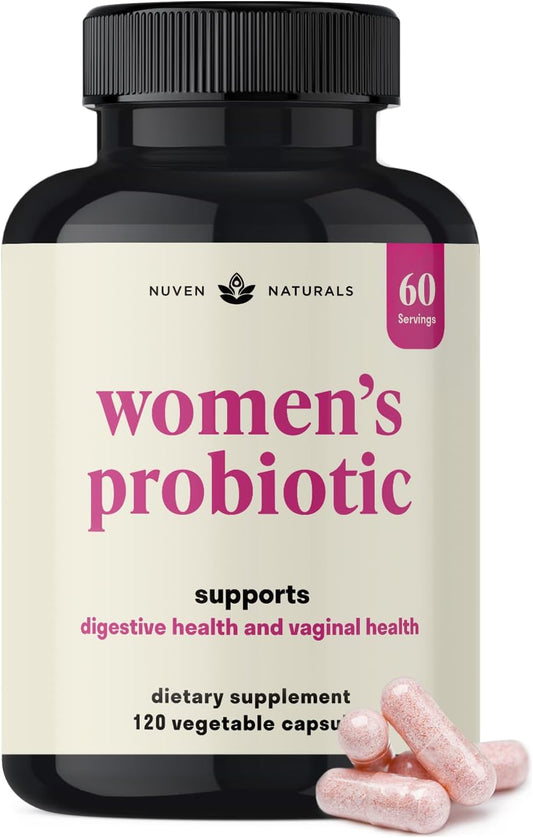 nuven-naturals-womens-probiotic-with-prebiotics-d-mannose-cranberry---60-servings---12-strains-for-digestive-vaginal-health-immune-support---ph-balance-formula-1