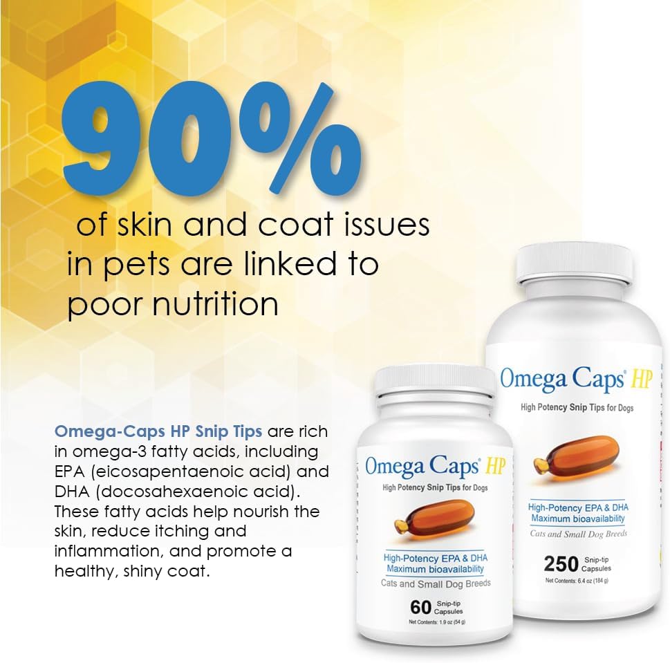 omega-caps-high-potency-snip-tips-for-medium-to-large-breeds---vet-formulated-soft-gel-capsules-with-omega-3-for-healthy-skin-coat-joint-support-and-immune-system---250-ct-4