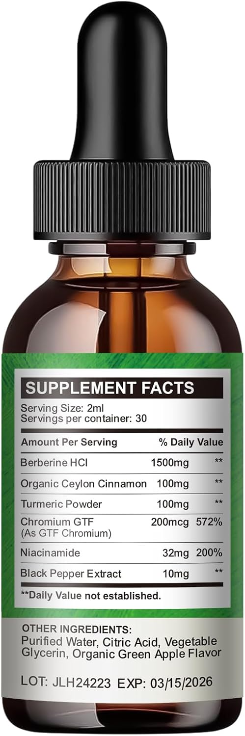 1500mg-berberine-hcl-liquid-drops-with-ceylon-cinnamon-chromium-turmeric-niacinamide---supports-metabolism-immune-system-gut-health---2-fl-oz-vegan-supplement-8