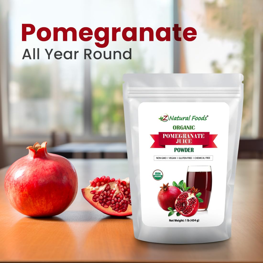 organic-pomegranate-juice-powder---pure-fruit-extract-for-smoothies-tea---antioxidant-superfood-1-lb-3