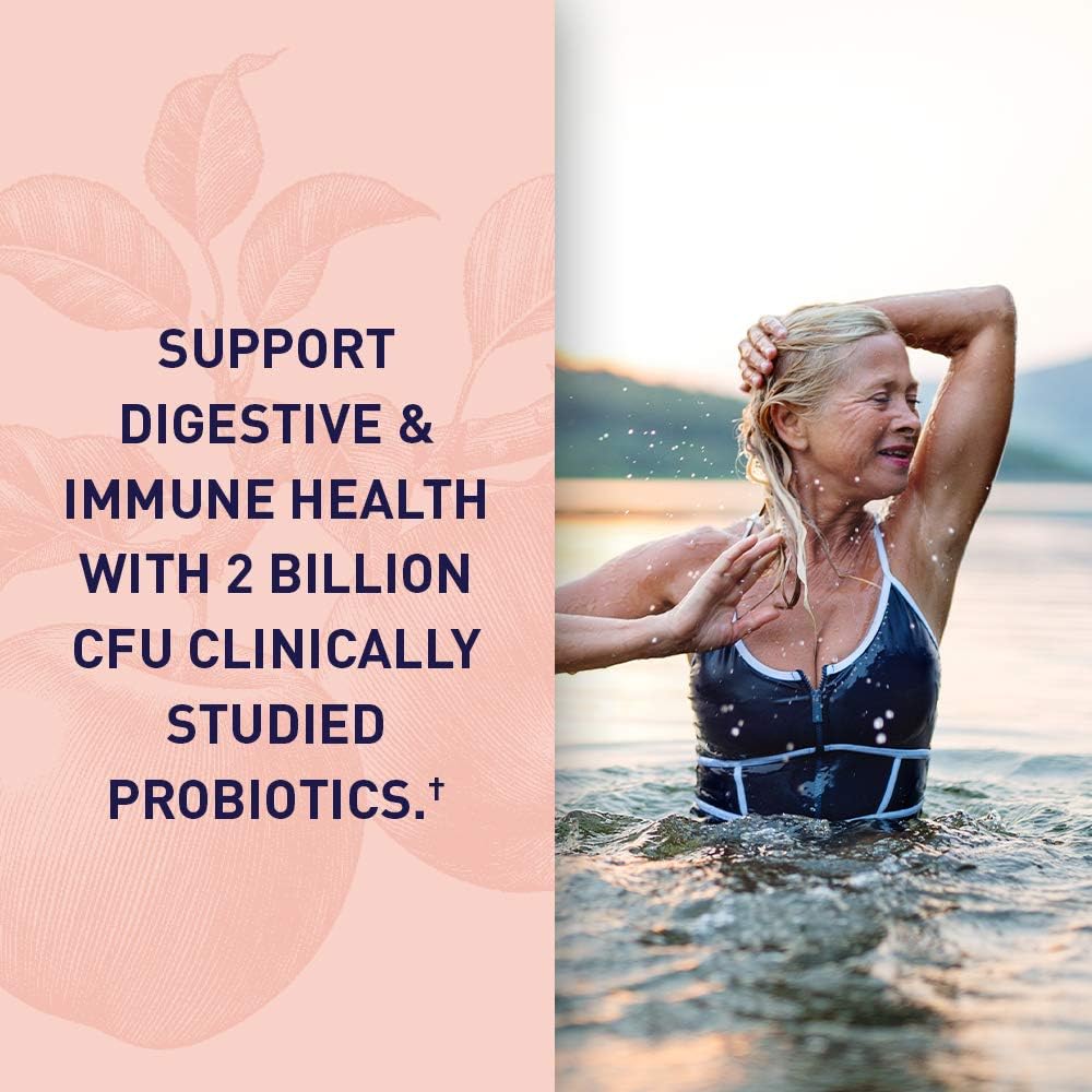 Organic Apple Cider Vinegar Probiotic Gummies with Vitamin B12 - Vegan & Non-GMO Digestion Support - 60 Gummies, 2 Billion CFUs - Espot.com.au