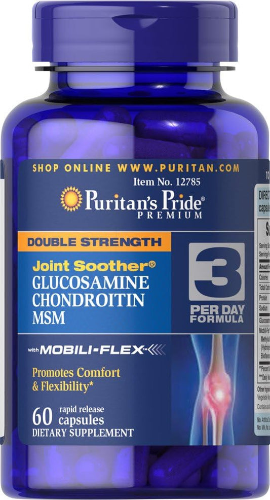 puritans-pride-double-strength-glucosamine-chondroitin-msm-joint-soother---60-coated-caplets---1-bottle---joint-support-supplement-1
