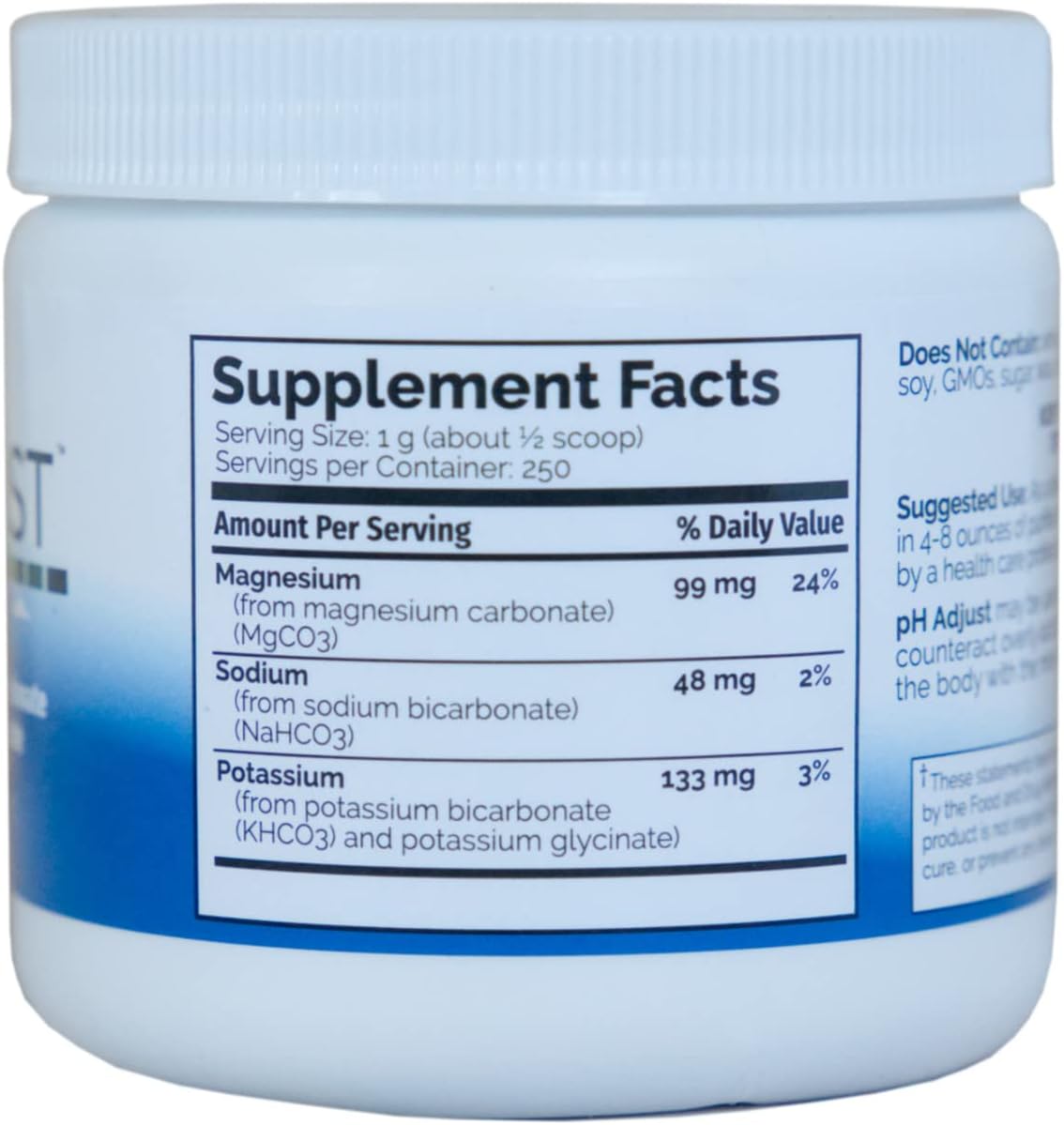 alkaline-ph-adjust-formula-with-potassium-sodium-bicarbonate-and-magnesium---250-gm-fine-powder---rapidly-balance-ph-levels---great-taste---easy-to-use-2
