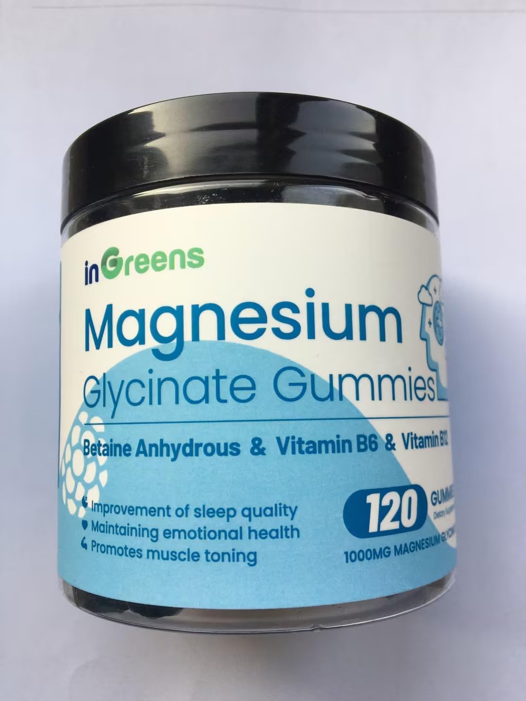 High Absorption Magnesium Glycinate Gummies - Chewable Supplement for Calm, Sleep, Muscle Relief - 120 Gummies, 60 Day Supply - Adults & Kids - Espot.com.au