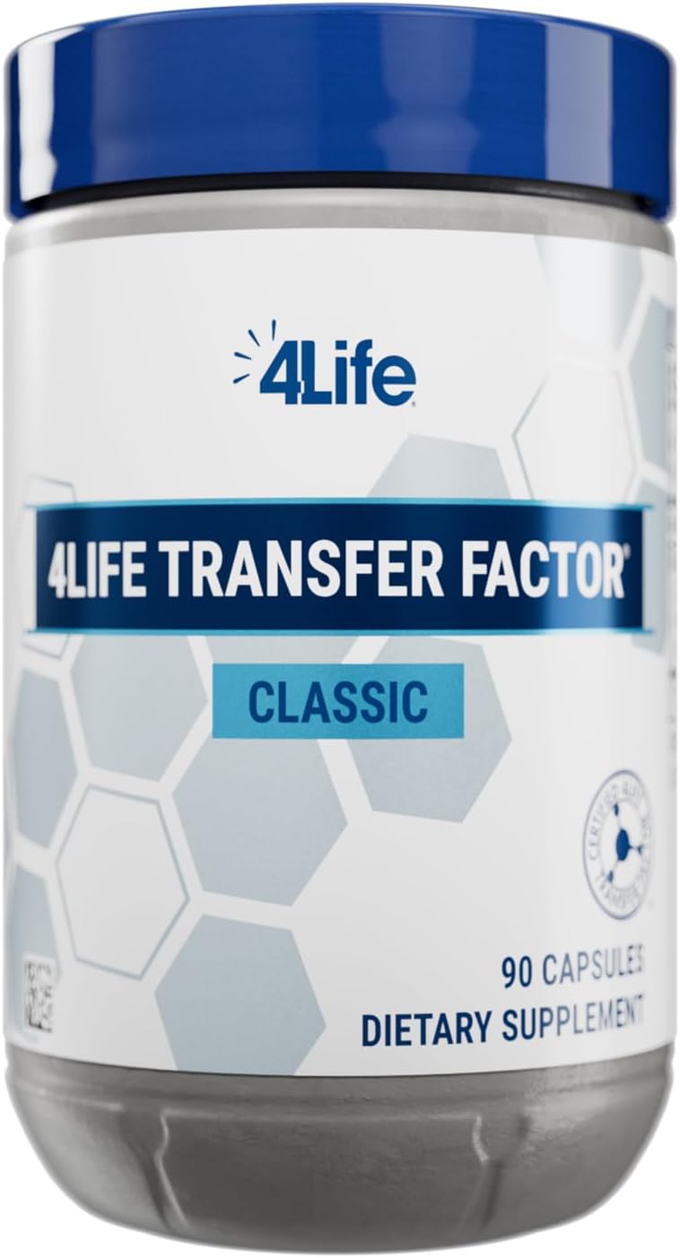 4Life Transfer Factor Classic with Cow Colostrum - Immune System Support for All Ages - 90 Veggie Capsules - Espot.com.au