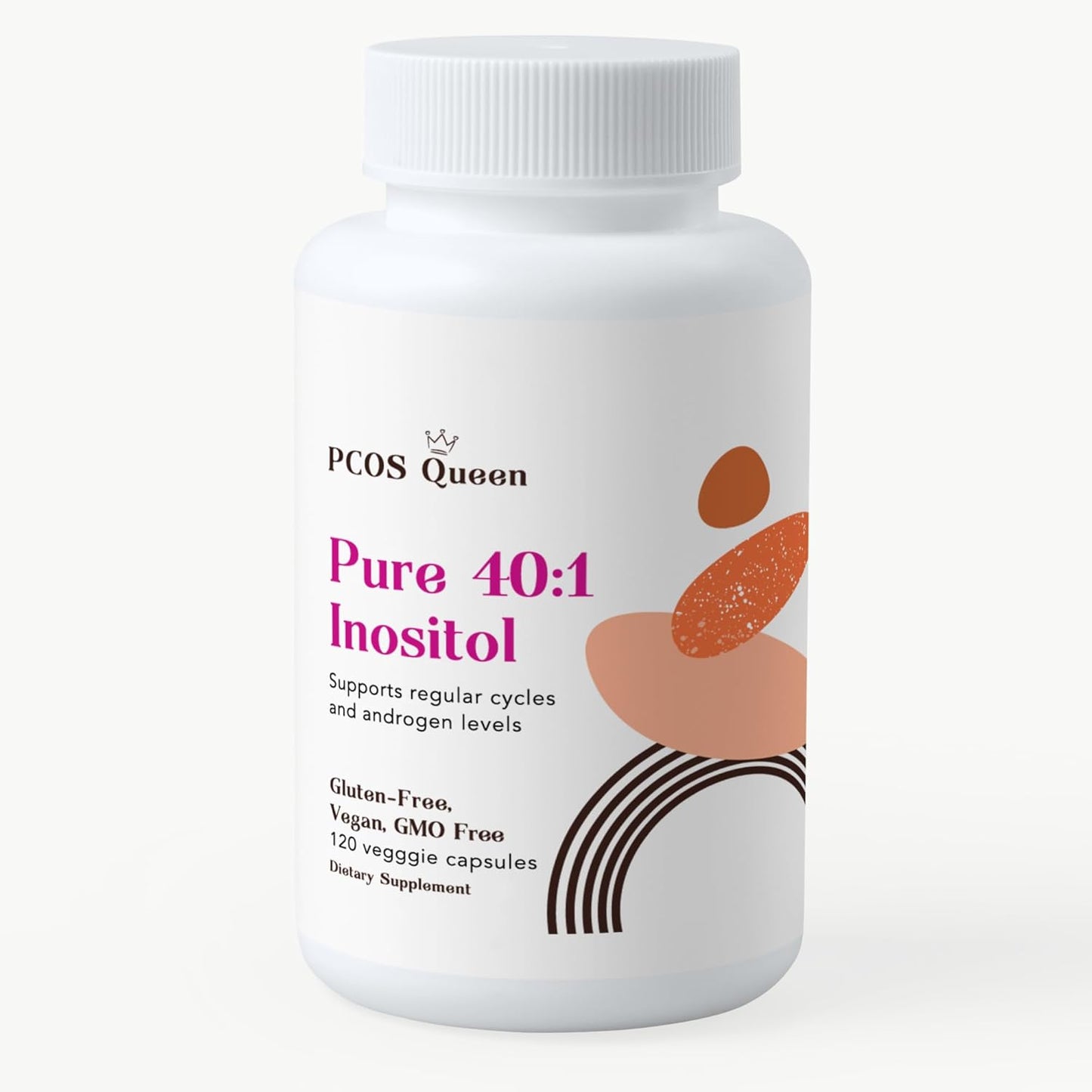 pcos-queen-pure-inositol-supplement-for-women---supports-fertility-skin-menstrual-cycle---401-myo-d-chiro-inositol---1-bottle-1