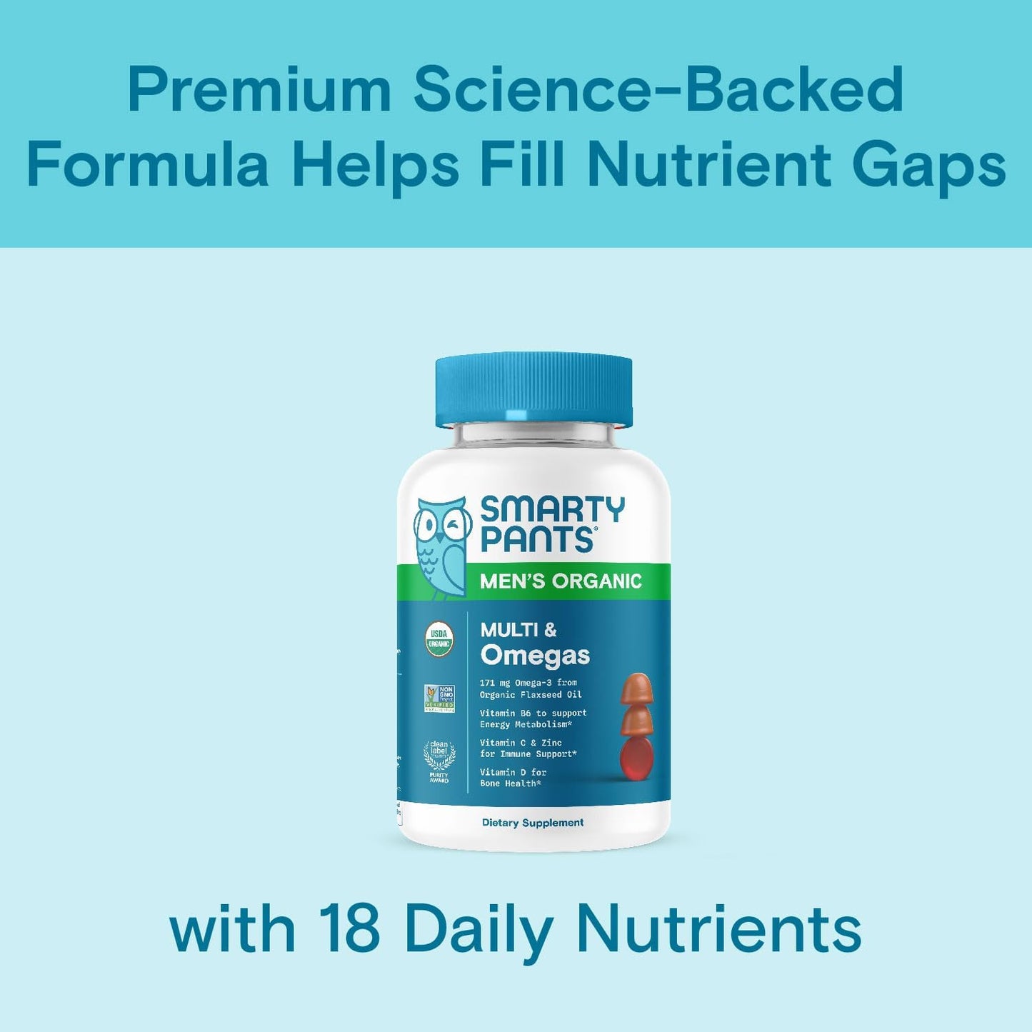 organic-mens-multivitamin-gummies-with-methylfolate-omega-3-vitamin-d3-c-b12-b6-a-k-zinc-and-biotin-for-immune-support---vegetarian-formula-120-gummies-30-day-supply-5