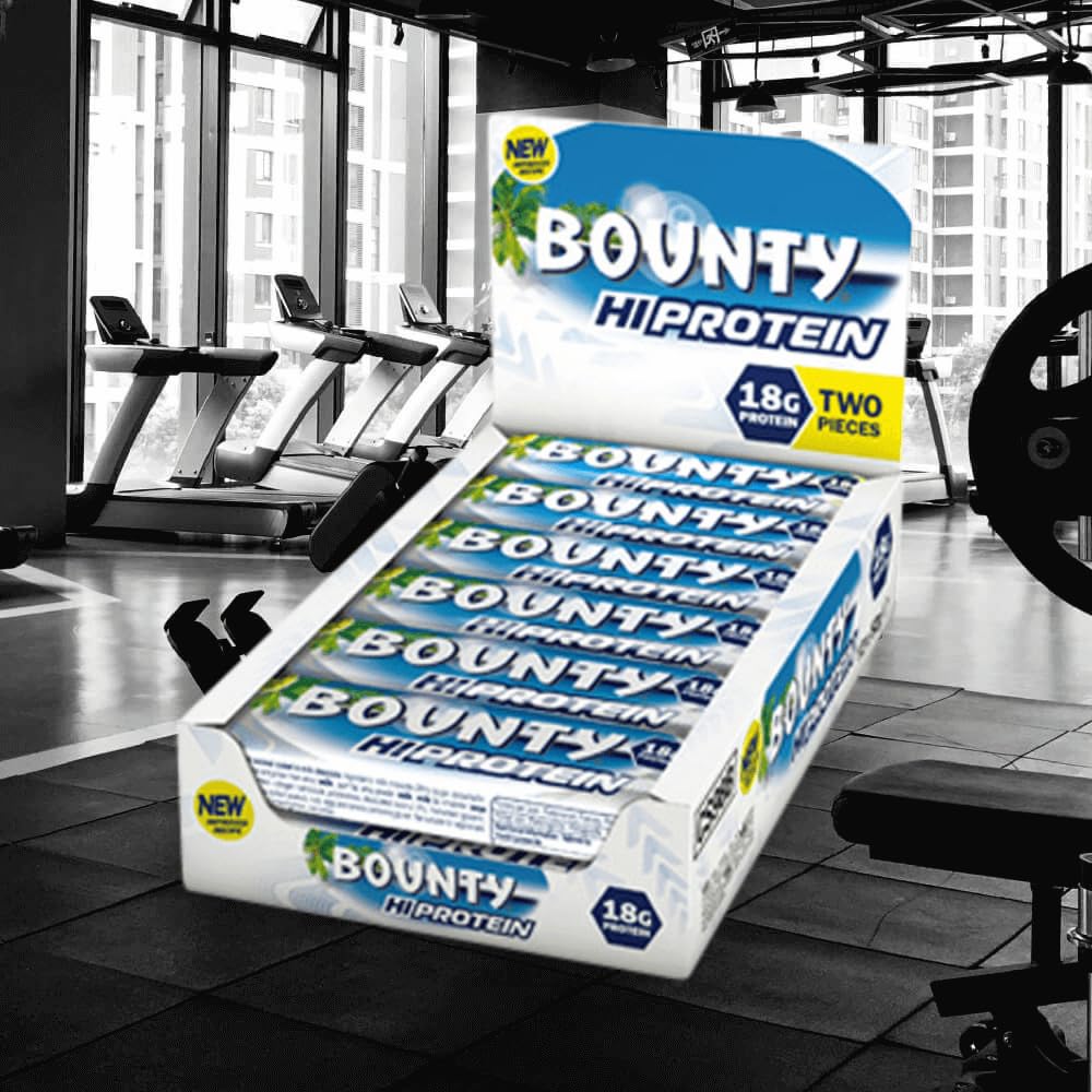 High-Protein Coconut Bounty Bars - 12 Pack, 52g Each - Espot.com.au