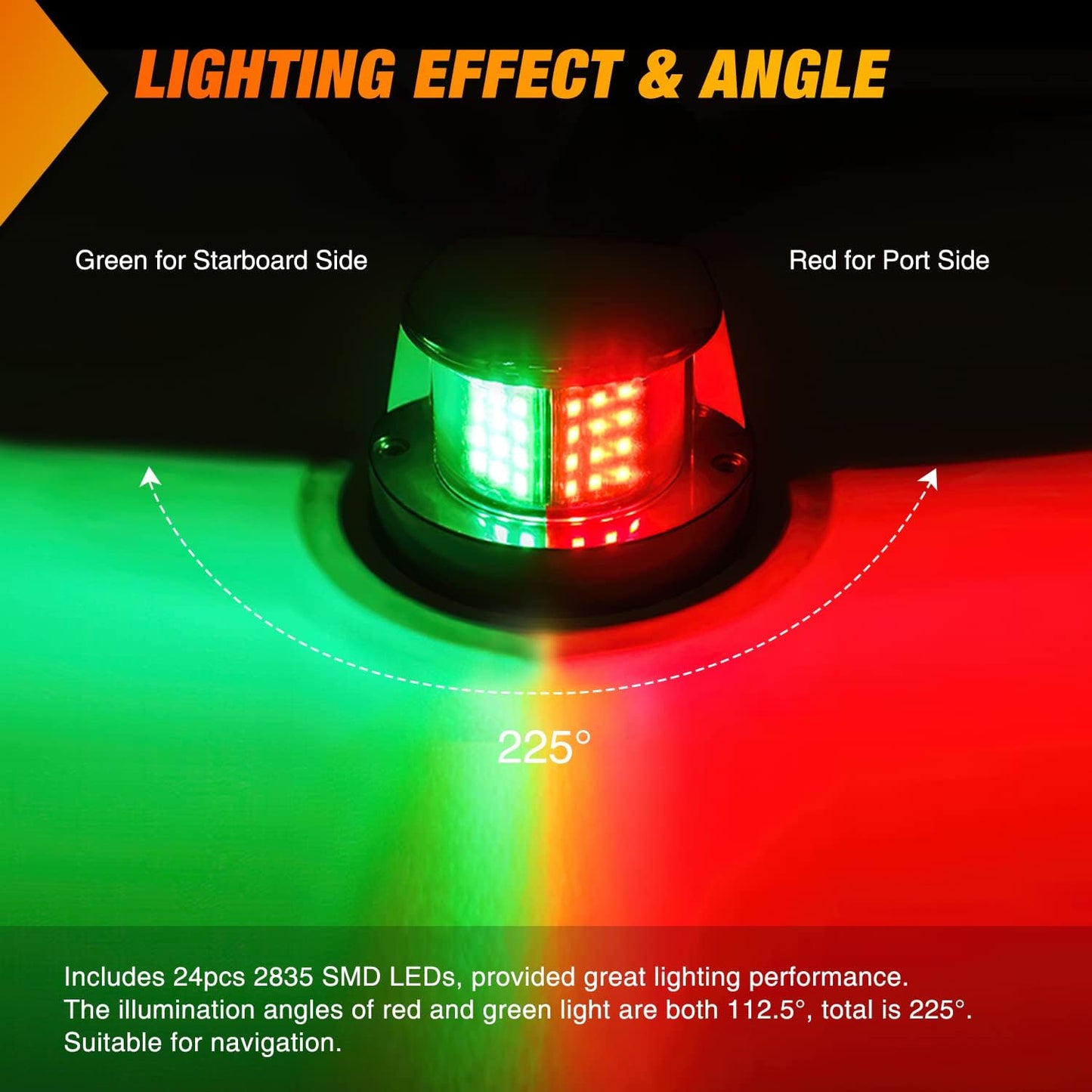 waterproof-led-marine-boat-navigation-lights---24-red-green-leds-12v-bow-light-for-yacht-pontoon-speedboat-sailboats-fishing-boats-3