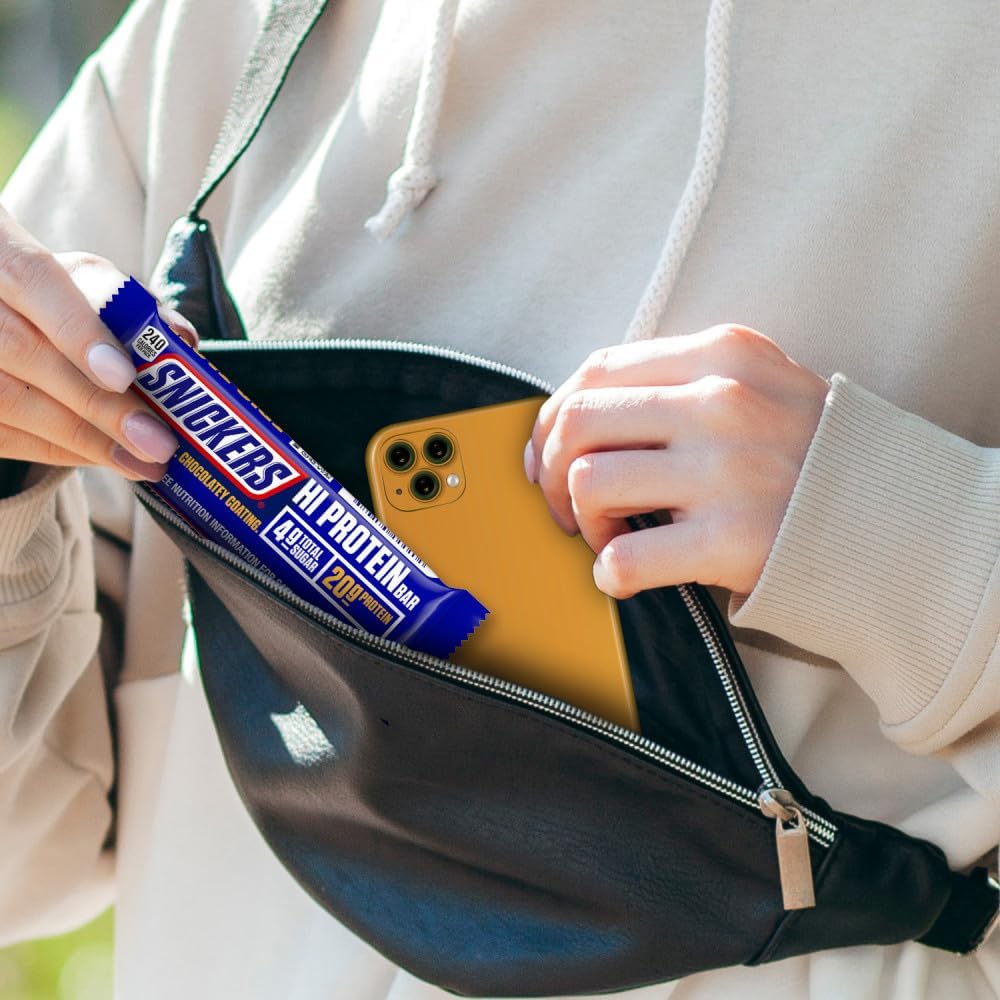 High Protein SNICKERS Peanut & Caramel Bar, 24.12 oz, 12 Pack Box - Energy Boosting Snack with Protein & Caramel Flavor - Espot.com.au