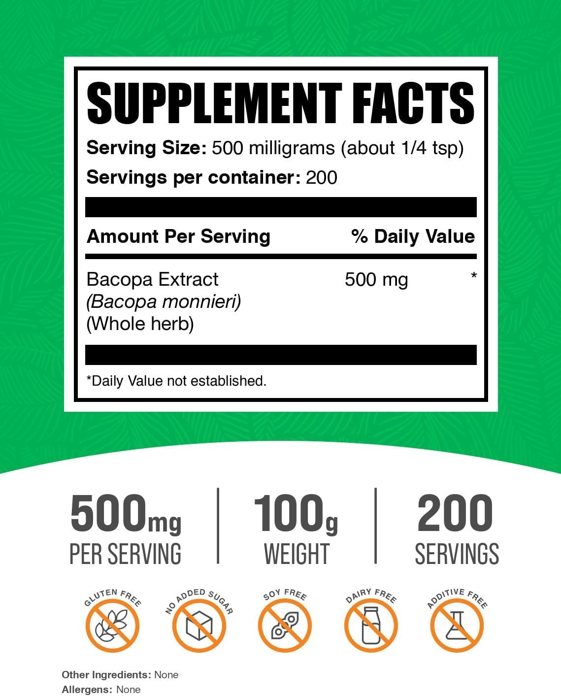 bulksupplementscom-bacopa-monnieri-extract-powder---vegan-gluten-free-bacopa-supplement-500mg-per-serving-100g-35-oz-pack-2