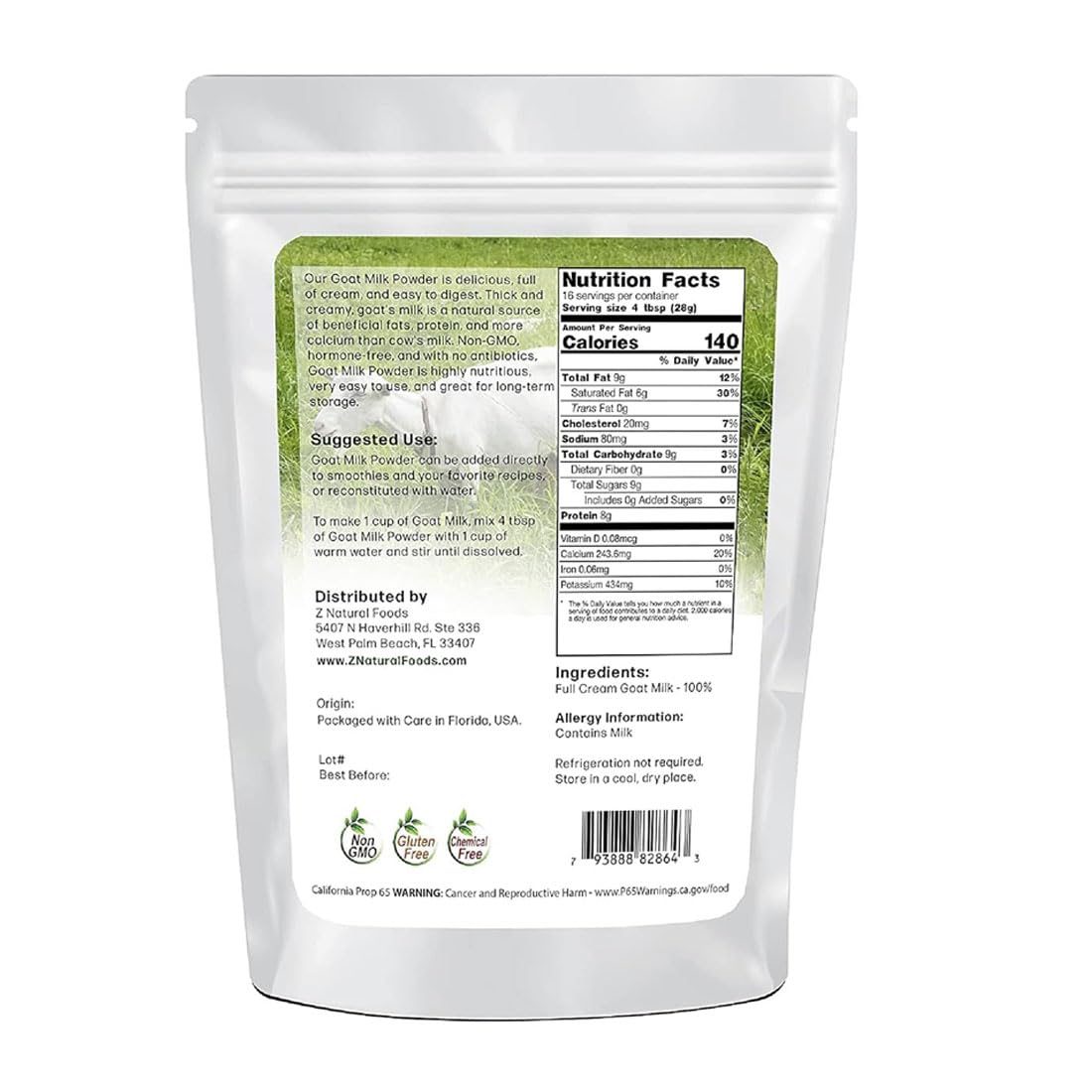 pure-netherlands-full-cream-goat-milk-powder---highly-nutritious-and-easy-to-digest---ideal-for-smoothies-cooking-baking---1-lb-2