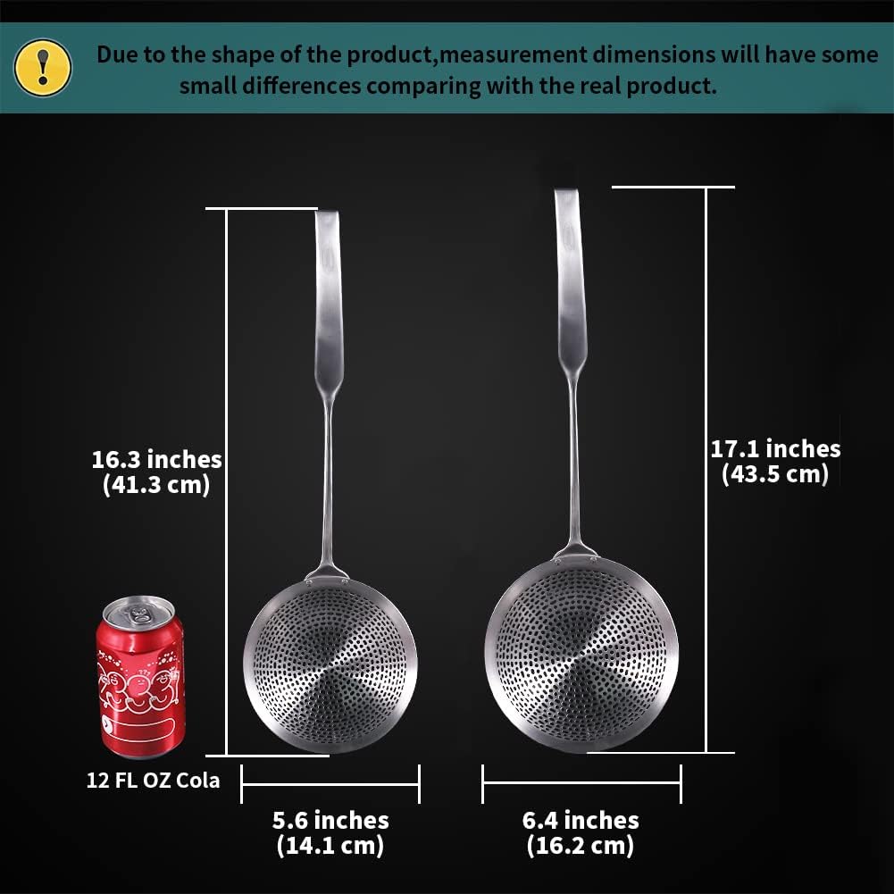 304-stainless-steel-long-handle-strainer-skimmer-ladle-for-draining-frying---professional-oil-spider-strainer-spoon-utensil-for-daily-kitchen-cooking-163-inch-2