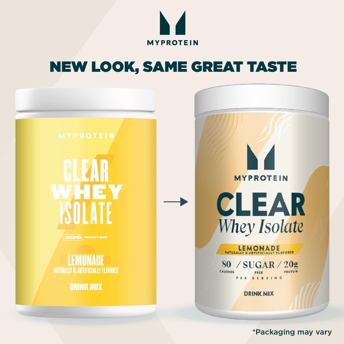 Myprotein Lemonade Clear Whey Isolate Protein Powder 1.1 Lb - 20 Servings - 20g Protein per Serving - Naturally Flavored Drink Mix - Espot.com.au
