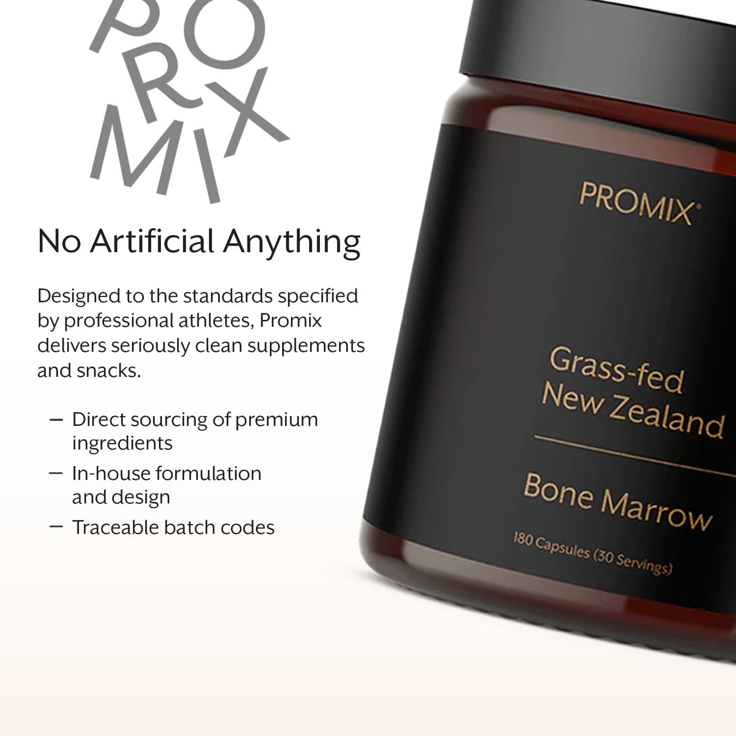 grass-fed-beef-bone-marrow-supplement-with-collagen-vitamins-minerals---180-gelatin-capsules---raw-freeze-dried---promix-nutrition-6