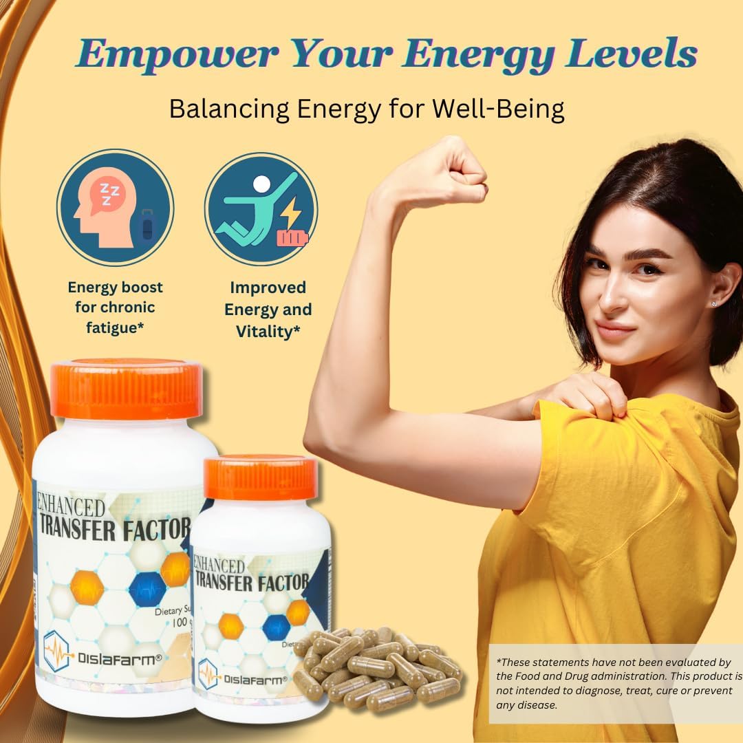 Transfer Factor Multi Immune Capsules - Natural Immune Support Supplement with Cow Colostrum, Egg Yolk, and Mushroom Blend - Espot.com.au