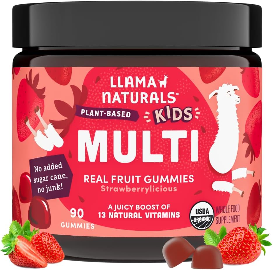 organic-kids-multivitamin-gummy-bundle-with-pre-probiotics-no-added-sugar-real-fruit-research-backed-delicious-taste-60-day-supply-llama-naturals-2