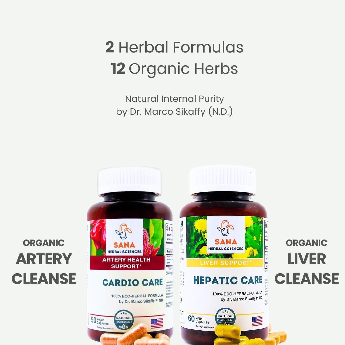 Dr. Sikaffy's All-Natural Artery Plaque Remover and Liver Cleanse for Detox and Repair by Sana Herbal - Espot.com.au