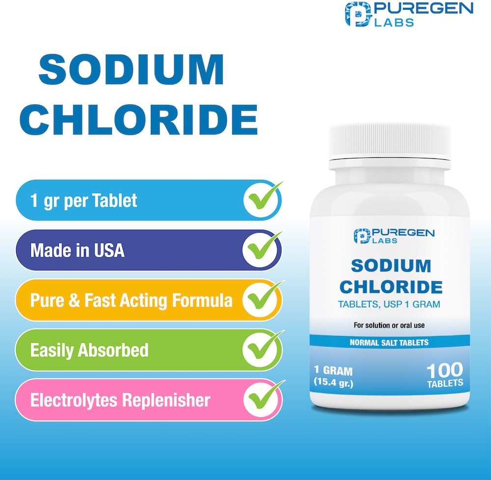 puregen-labs-sodium-chloride-tablets-1-gm-1000-mg---100-count-usp-made-in-usa---electrolytes-replenisher-for-hydration---normal-salt-tablets-3