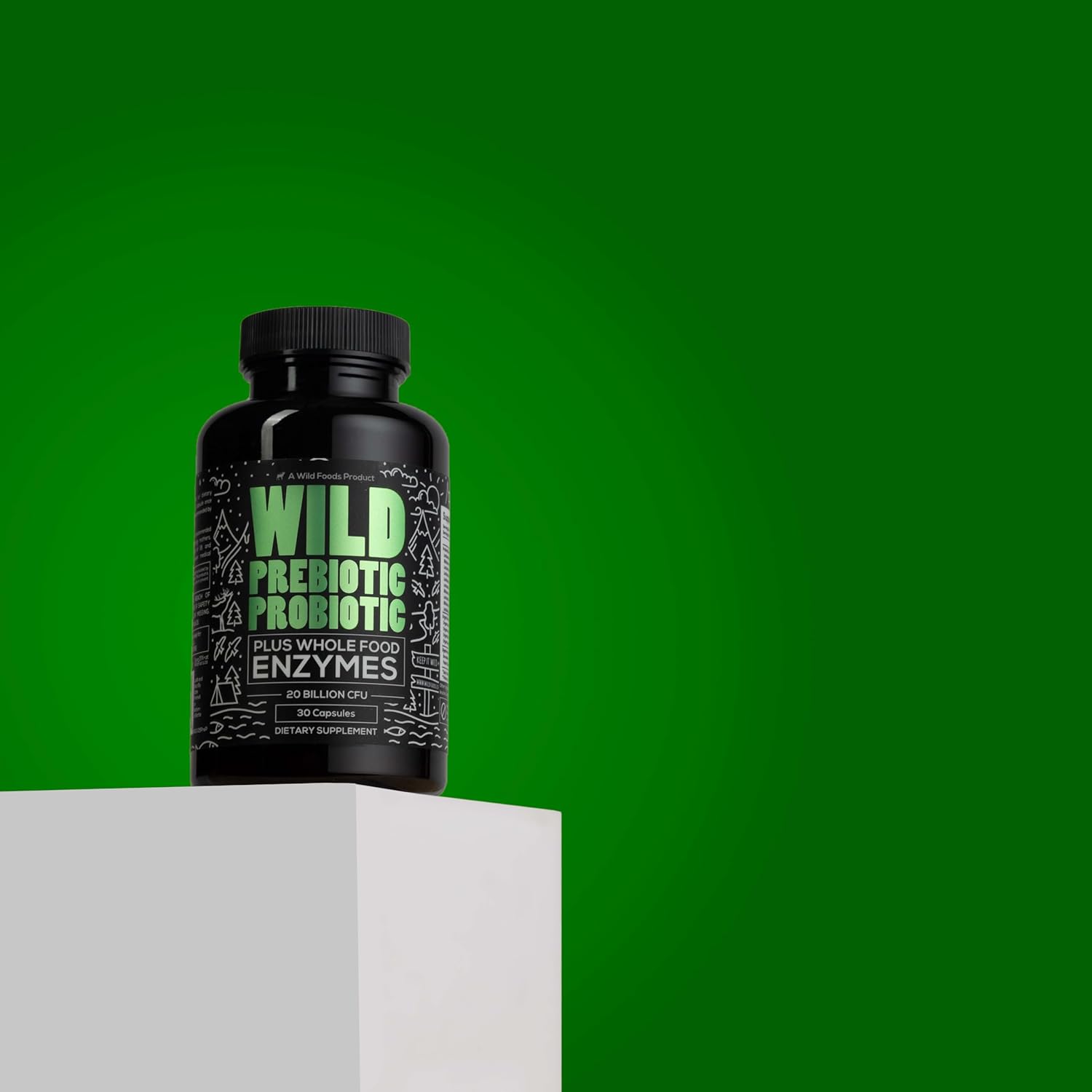 wild-prebiotics-and-probiotics-digestive-enzymes-20-billion-cfu---10-strains-gut-health-support-for-men-women-non-gmo-fiber-30-capsules-2