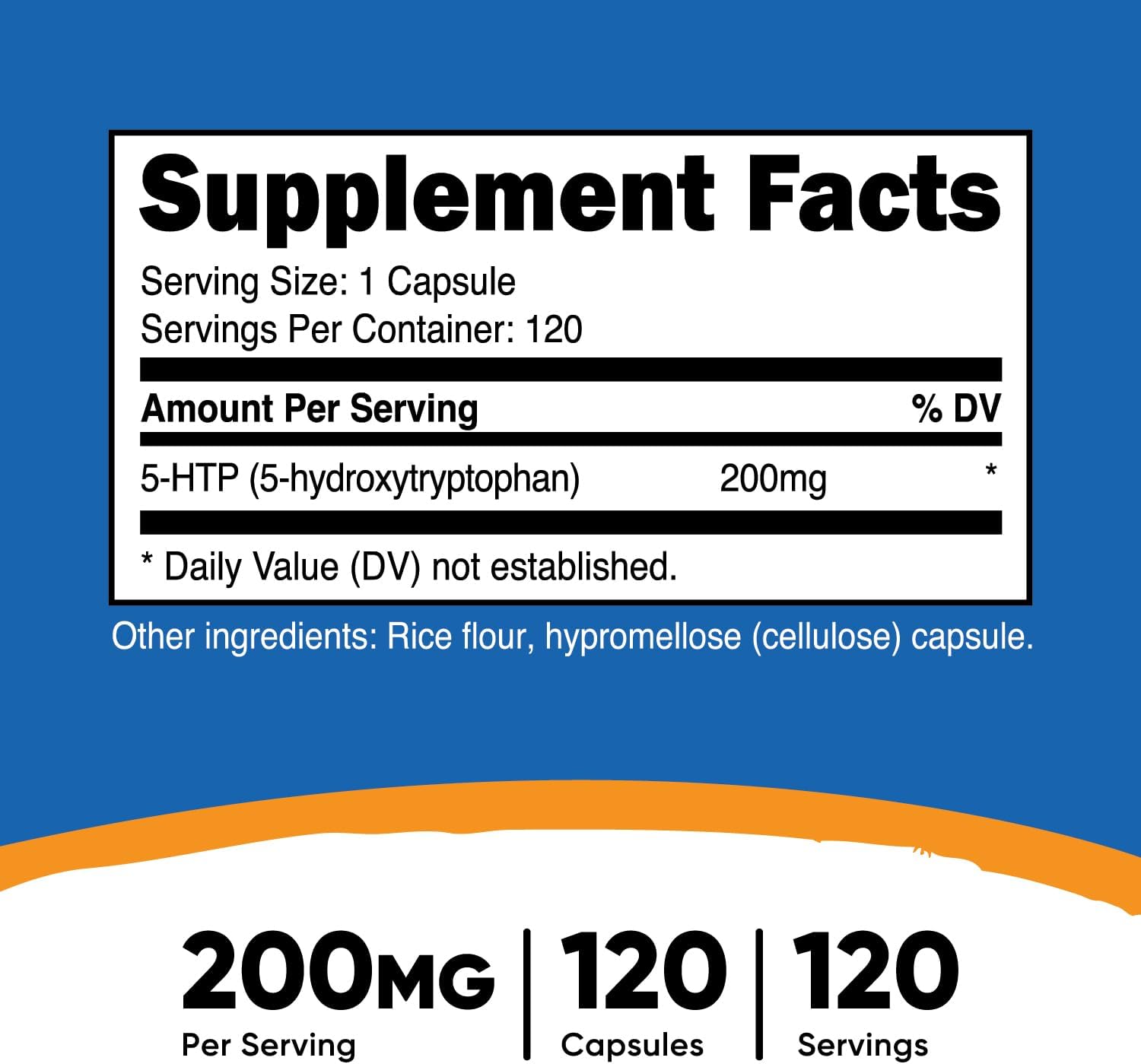 5-htp-200mg-supplement---120-vegetarian-capsules---non-gmo-gluten-free---nutricost-2