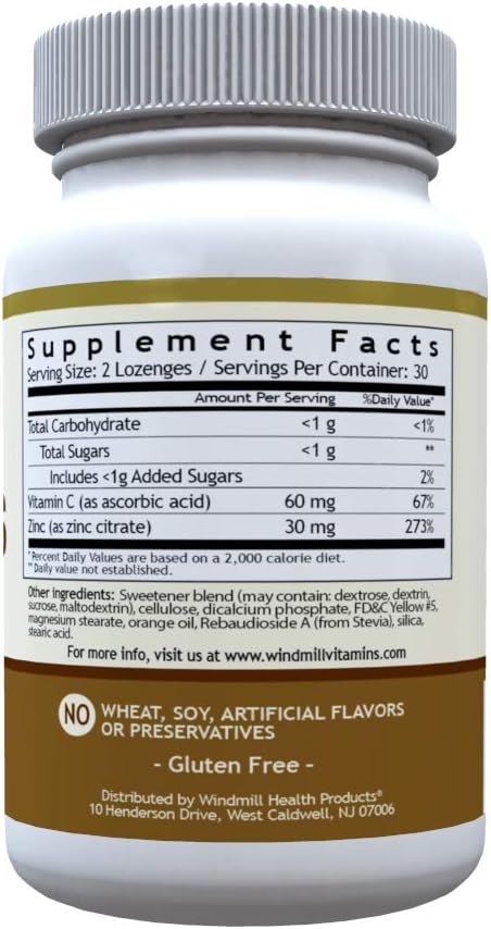 windmill-health-natural-zinc-lozenges-with-vitamin-c---honey-lemon-flavored-immune-support---antioxidant-boost---60-lozenges-2