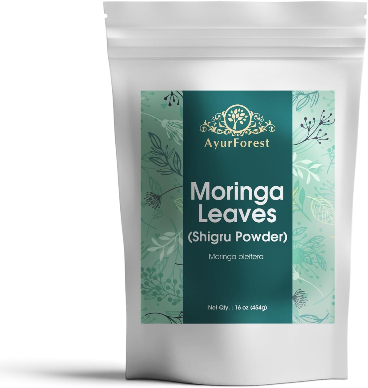 16-oz-ayurforest-moringa-oleifera-leaf-powder-for-drinks-and-smoothies---shigru-supplement-for-health-and-wellness-4